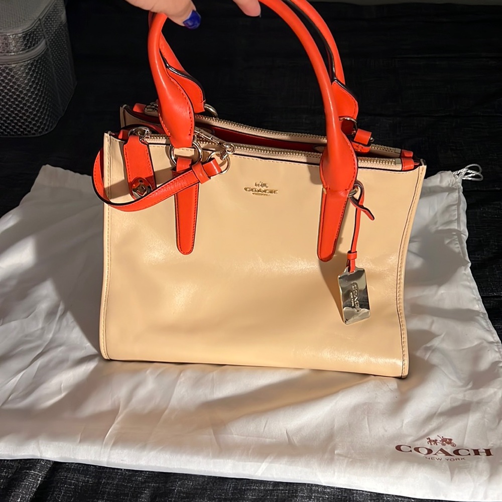 Coach bag elegant and casual
